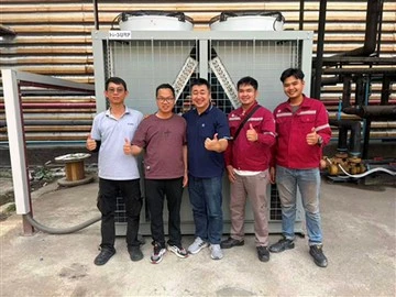 Hicon-ek salmenta osteko laguntza azkarra eskaintzen du Thailandian aire hoztutako aire hoztutako modular komertzialerako